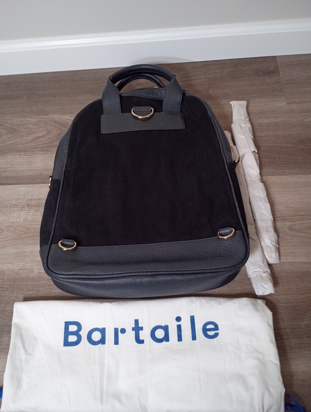 Bartaile C12 Black Nylux 3 in 1 Classic‎ Carry-all Bag Backpack Crossbody Tote